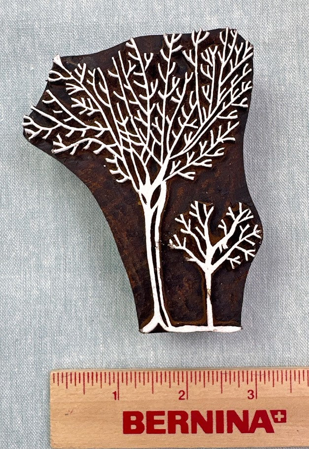 WB588 Bare Trees Wood Block