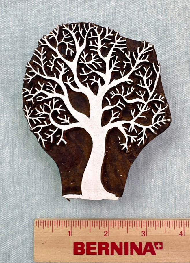 WB598 Large Bare Tree Wood Block