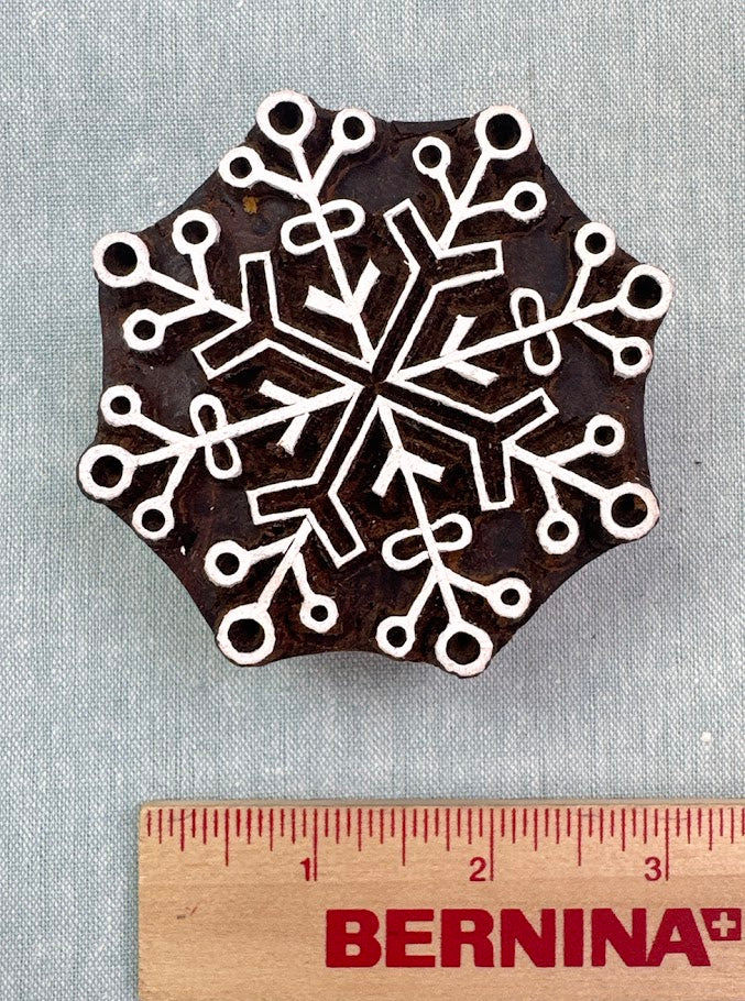 WB604 Snowflake Wood Block