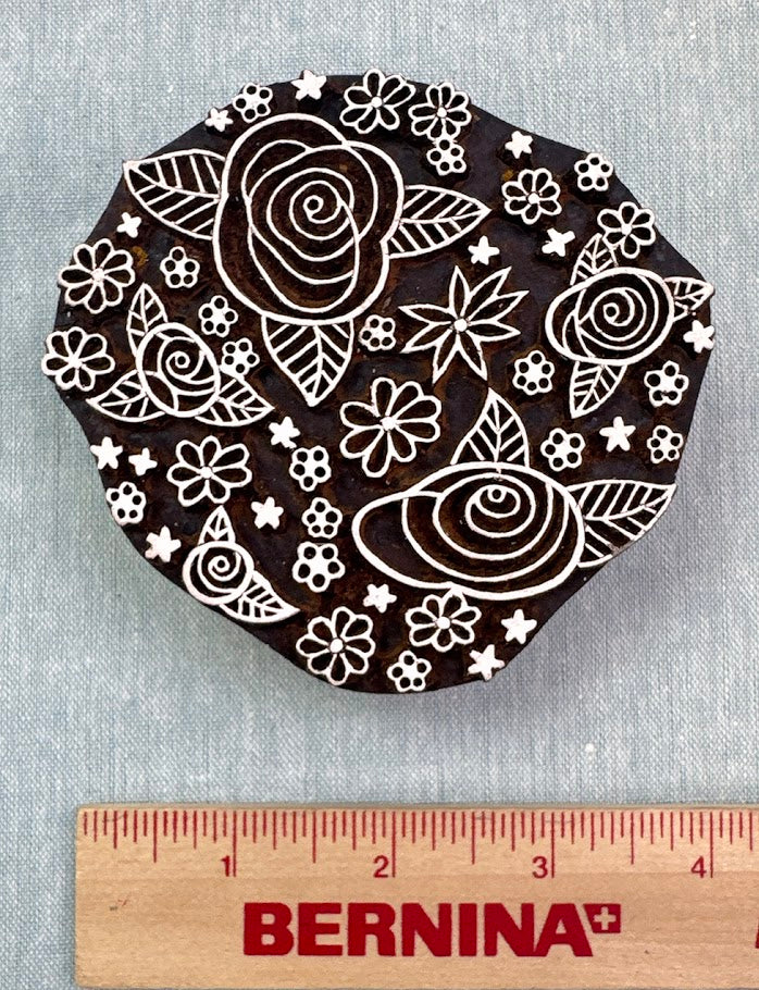 WB612 Rose Garden Wood Block