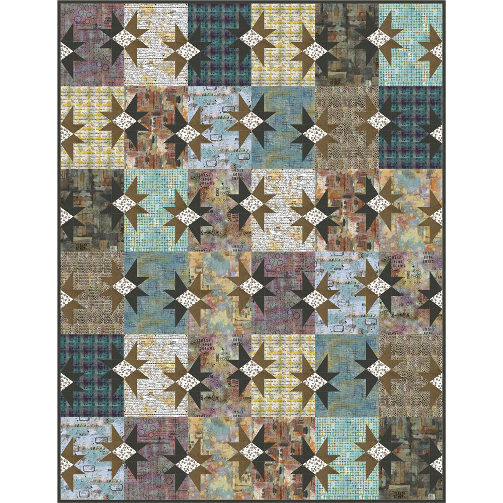 Westminster Way Quilt Kit with Seth Apter's One Layer Away