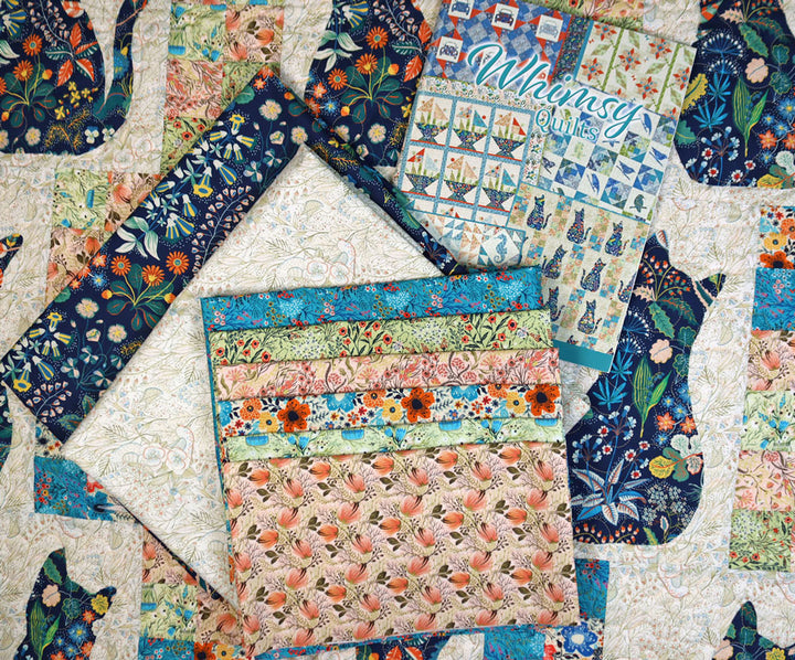 Whimsy Purrrrr Quilt Kit