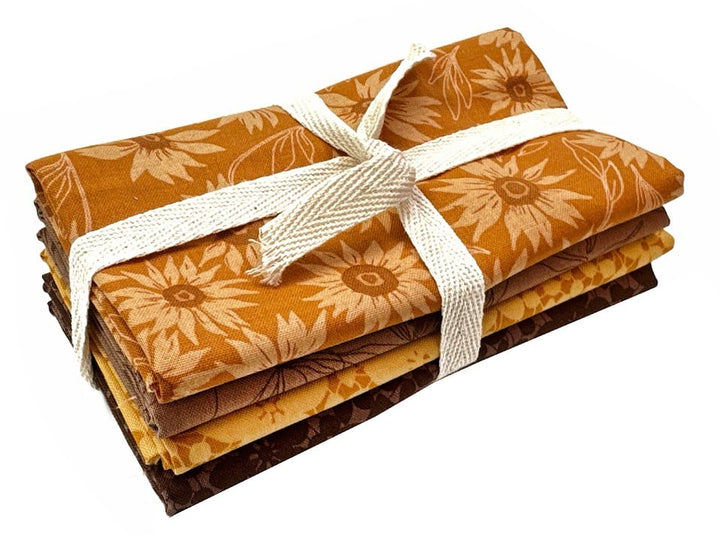 Color Me Whispered Fat Quarter Bundle- Brown (4 pcs)