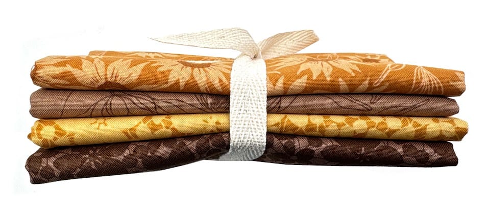 Color Me Whispered Fat Quarter Bundle- Brown (4 pcs)