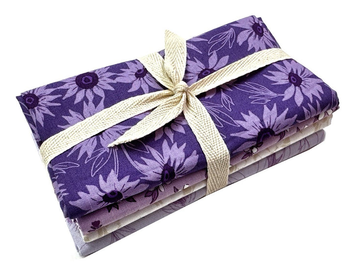 Color Me Whispered Fat Quarter Bundle- Purples (4 pcs)