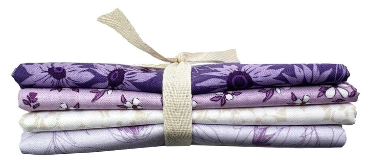 Color Me Whispered Fat Quarter Bundle- Purples (4 pcs)