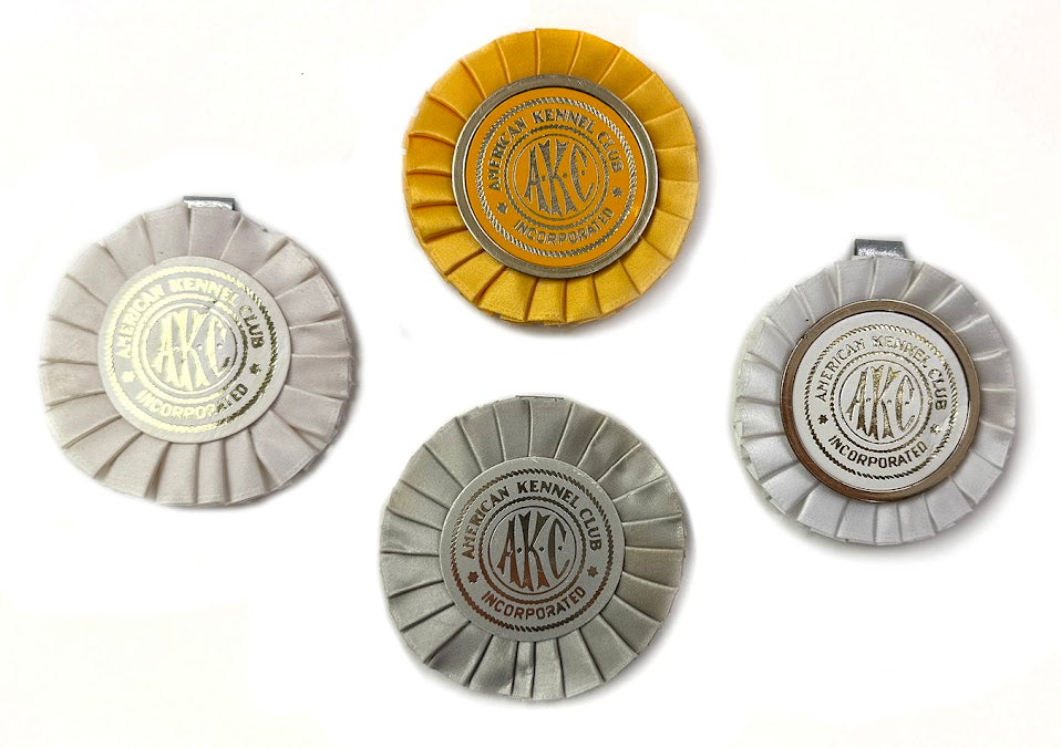 Vintage American Kennel Club Ribbons 4 pack (4 small)