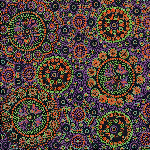 Wild Desert Flowers Purple by Vanessa Inkamala