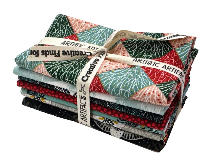 Silent Night - Fat Quarter Fabric Bundle 7pcs Silent Night Fat Quarter Fabric Bundle 7pcs | Artistic Artifacts
