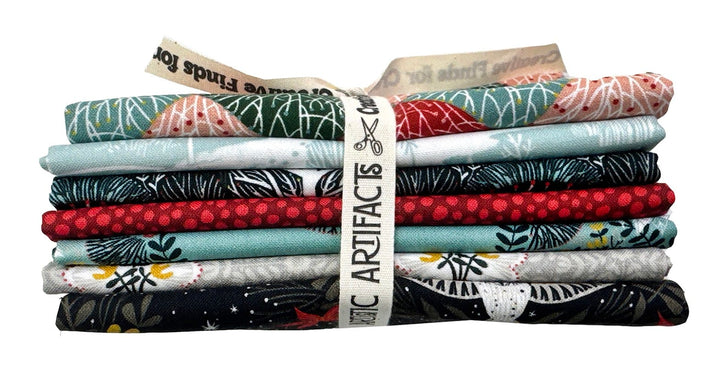 Silent Night - Fat Quarter Fabric Bundle 7pcs Silent Night Fat Quarter Fabric Bundle 7pcs | Artistic Artifacts