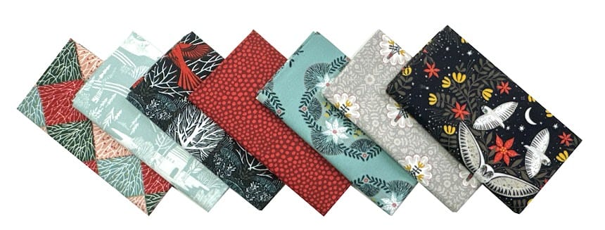 Silent Night - Fat Quarter Fabric Bundle 7pcs Silent Night Fat Quarter Fabric Bundle 7pcs | Artistic Artifacts
