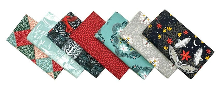 Silent Night - Fat Quarter Fabric Bundle 7pcs Silent Night Fat Quarter Fabric Bundle 7pcs | Artistic Artifacts