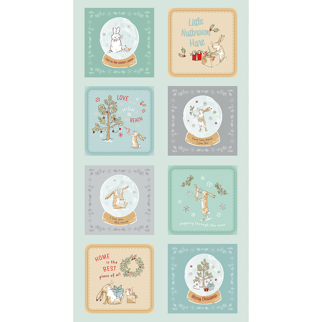GHMILY 2026 24" Panel - Blocks, Light Teal
