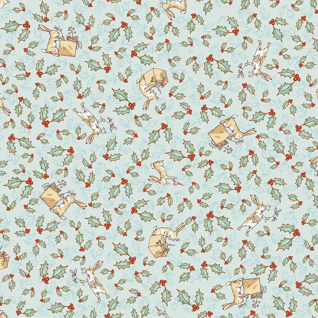 GHMILY 2026 - Tossed Bunnies, Light Teal