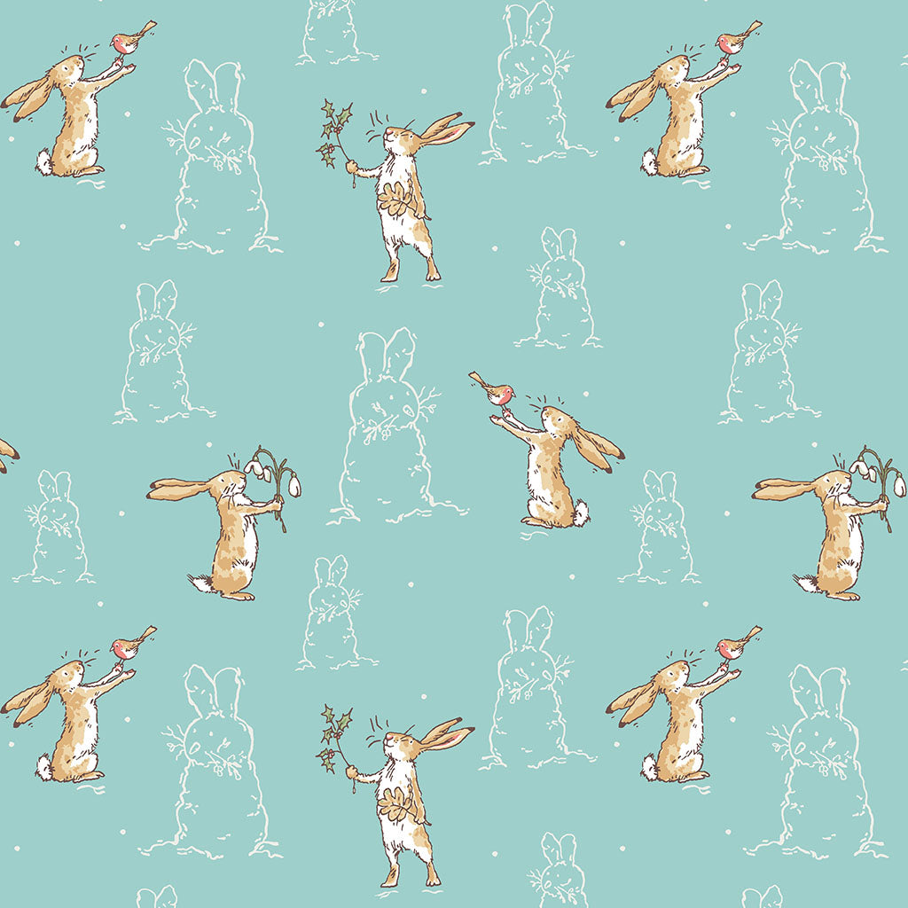 GHMILY 2026 - Bunnies, Teal FLANNEL