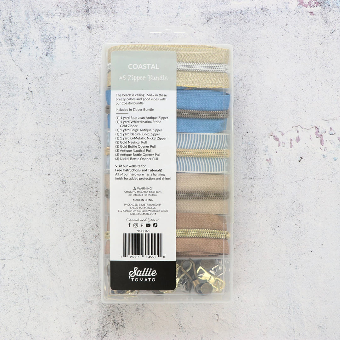 Sallie Tomato Coastal Zipper Bundle