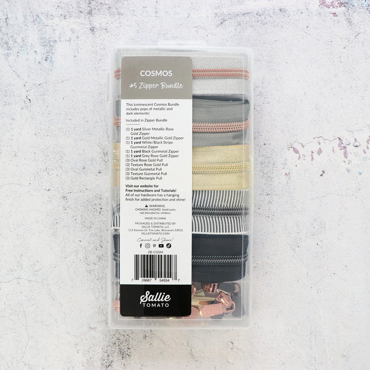 Sallie Tomato Cosmos Zipper Bundle