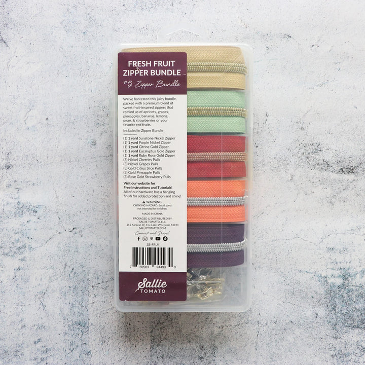 Sallie Tomato Fresh Fruit Zipper Bundle