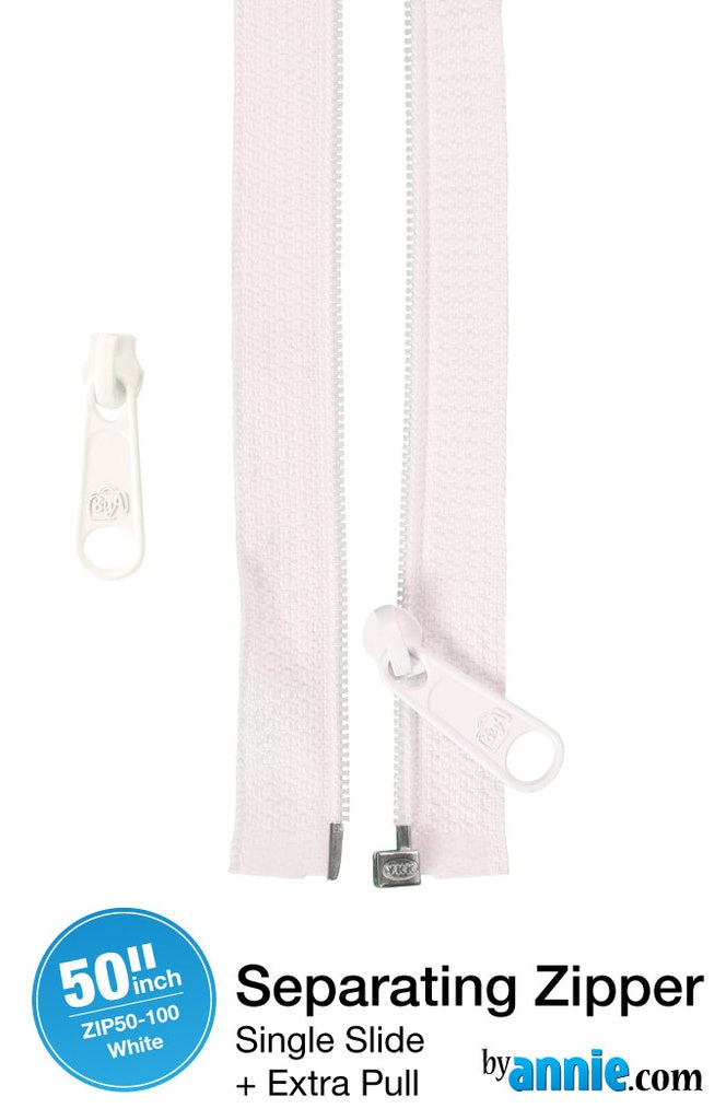 ByAnnie 50" Separating Zipper and Extra Slide