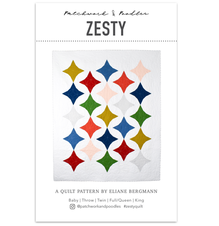 Zesty Quilt Pattern by Eliane Bergmann