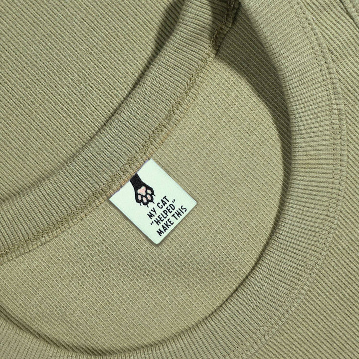 My Cat "Helped" Me Make This Woven Labels | Case of 6 units My Cat "Helped" Me Make This Woven Labels | Case of 6 units