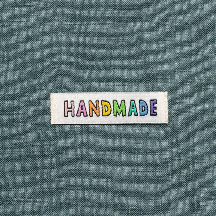 Handmade Rainbow Woven Labels | Case of 6 units Handmade Rainbow Woven Labels | Case of 6 units