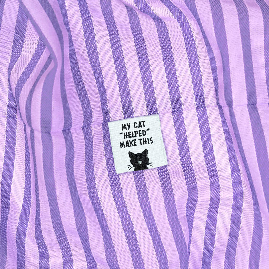 My Cat "Helped" Me Make This Woven Labels | Case of 6 units My Cat "Helped" Me Make This Woven Labels | Case of 6 units