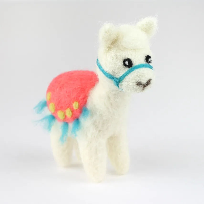 Alpaca Mini Needle Felting Kit by Hawthorn Handmade