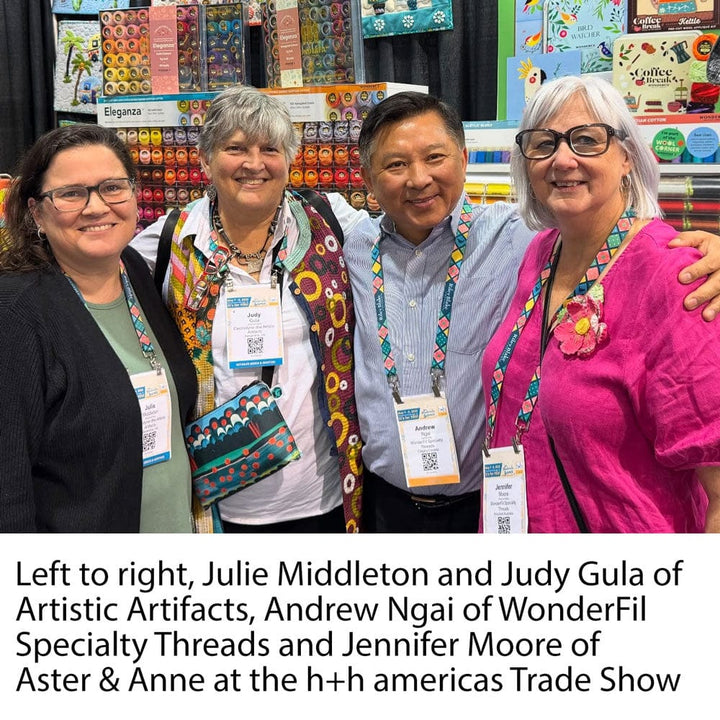 WonderFil staff at trade show