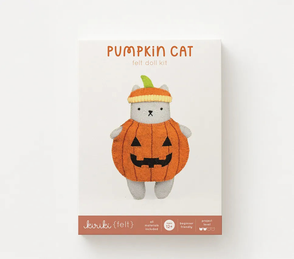 Pumpkin Cat Felt Doll Kit Pumpkin Cat Felt Doll Kit