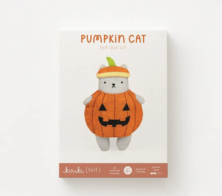 Pumpkin Cat Felt Doll Kit Pumpkin Cat Felt Doll Kit