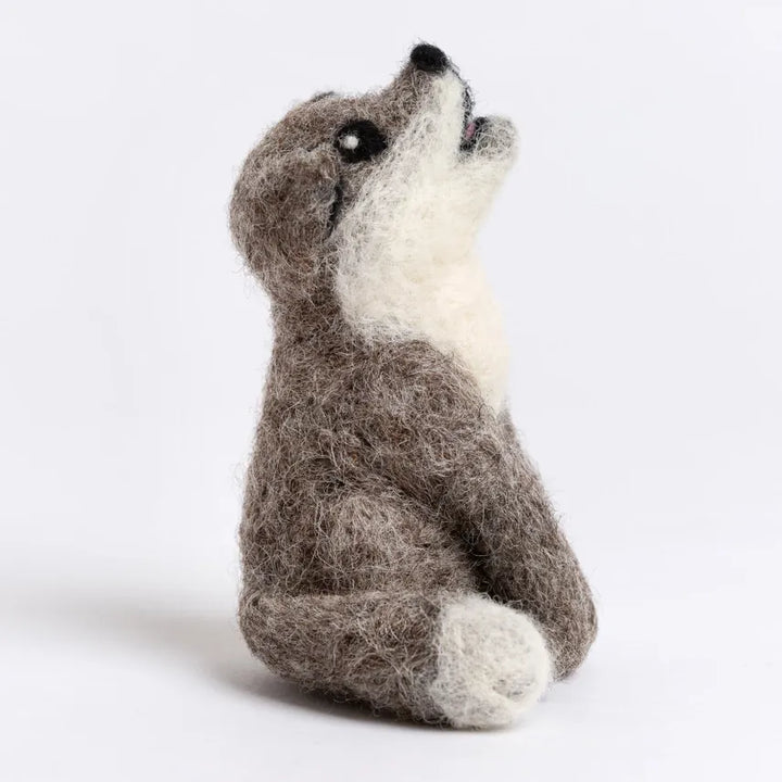 Wolf Cub Mini Needle Felting Kit by Hawthorn Handmade