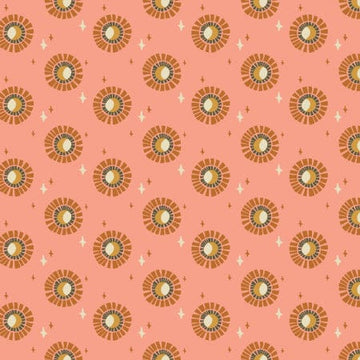 Cascade sun fawn pattern on pink