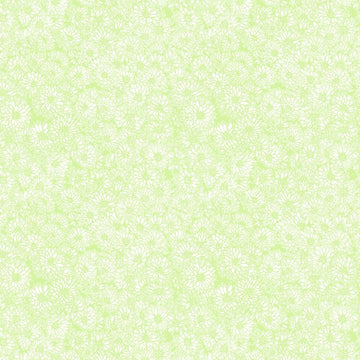 Anemone pattern, soft green floral design