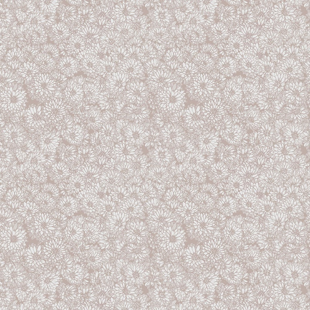 Anemone Indelible Soft floral pattern wallpaper