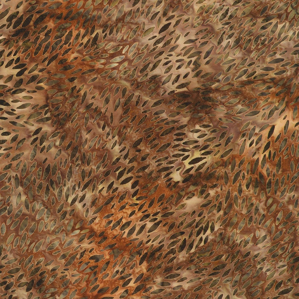 Artisan Batiks: Leaf Blown - Brown Brown | Artisan Batiks Leaf Blown Fabric by Robert Kaufman