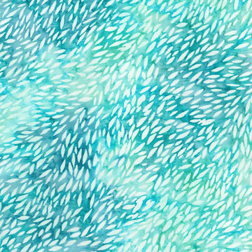 Artisan Batiks: Leaf Blown - Sea Glass Sea Glass | Artisan Batiks Leaf Blown Fabric by Robert Kaufman