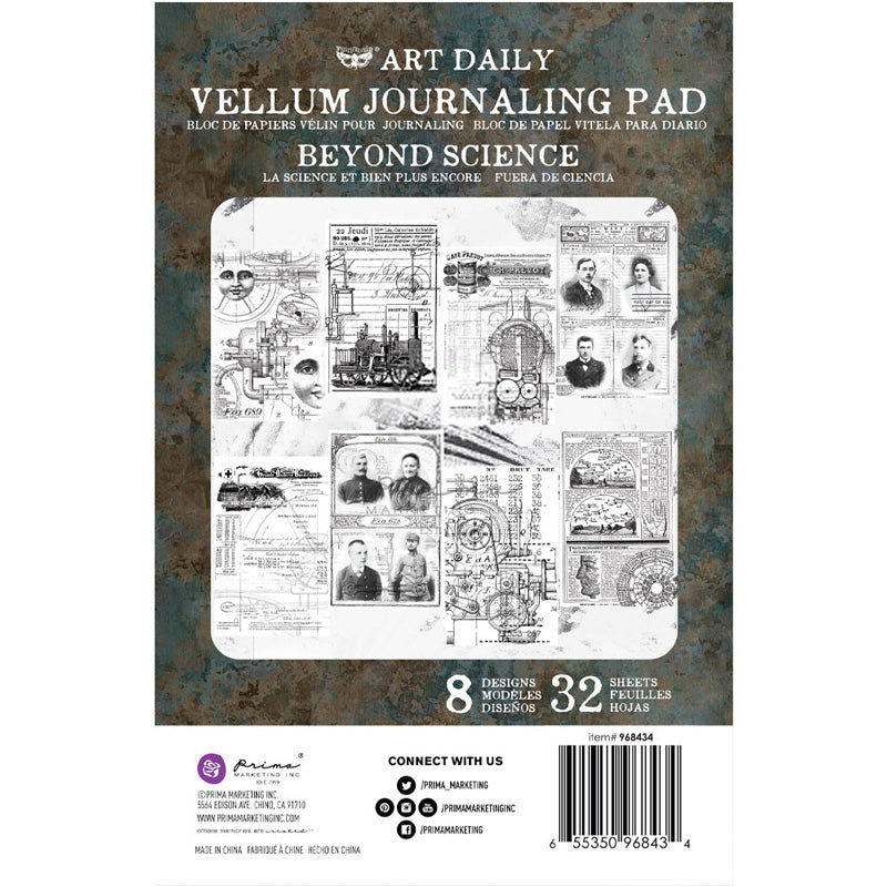 Art Daily Vellum Journaling Pad, Beyond Science