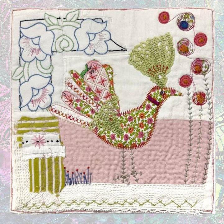 April 19: Creative Minds Summit – Birds Gone Wild Fabric Collage with Judy Gula