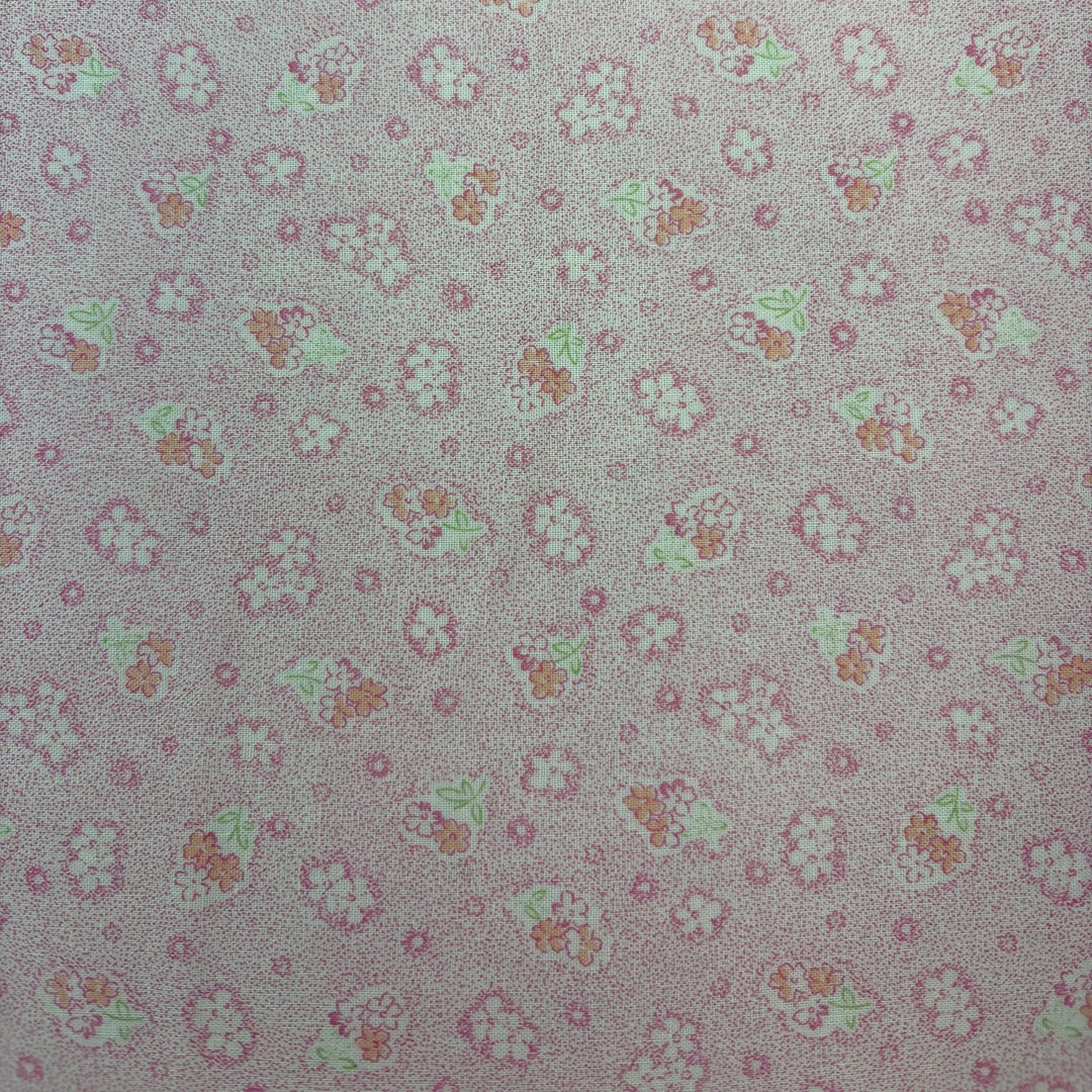Imported Japanese Fabric - Blossoms, Pink
