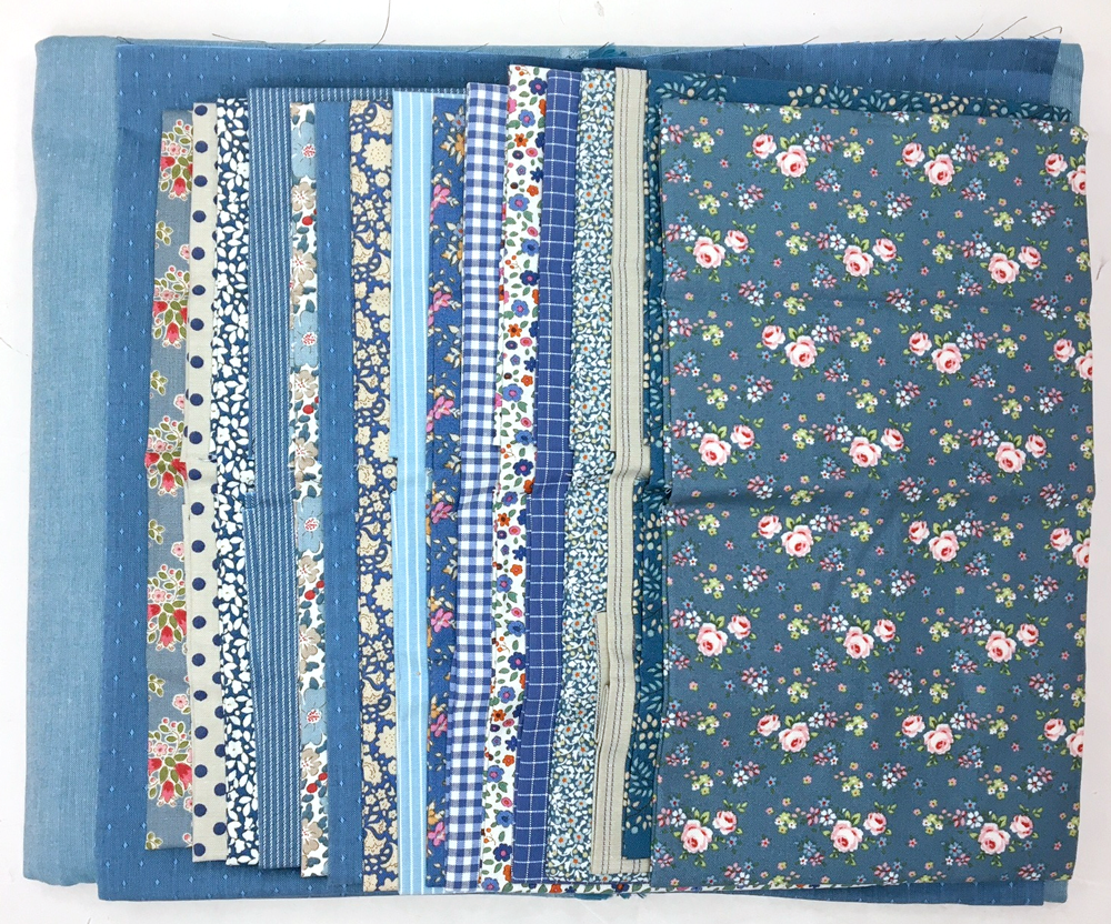 Blue Whale Quilt Kit, Tilda Creating Memories fabrics