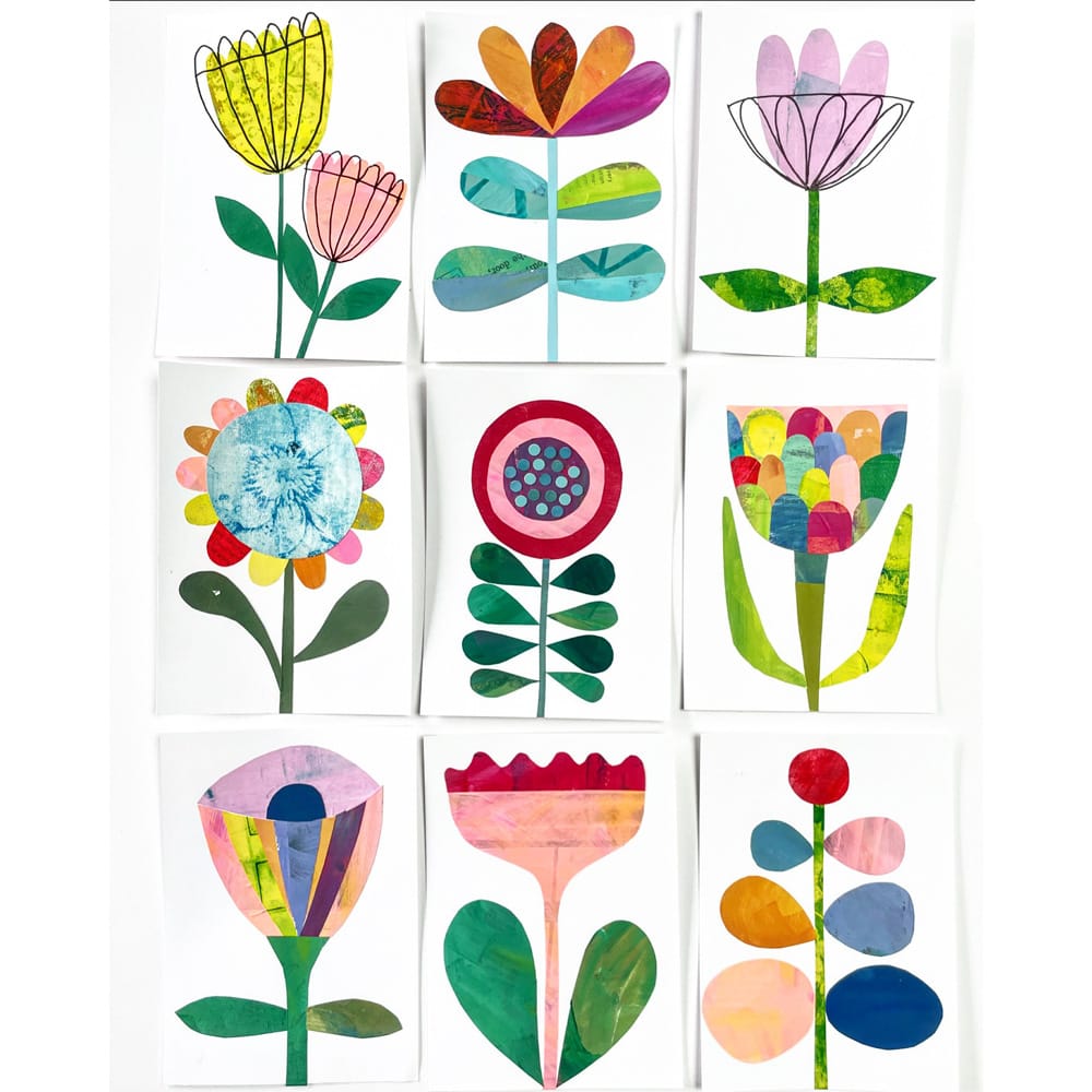 November 14: Big Bold Collage Blooms with Jennifer Wilkin Penick November 14: Big Bold Collage Blooms with Jennifer Wilkin Penick