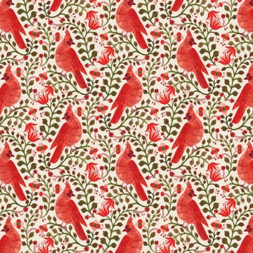 Holiday Classics - Cardinals - Cream Metallic