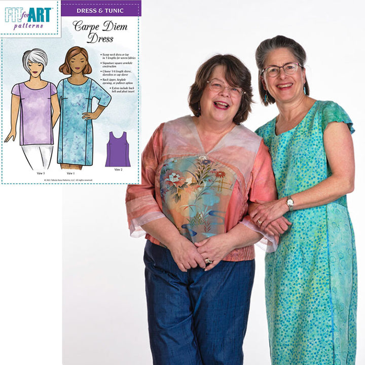 June 12-13: Carpe Diem — to Sew Woven Tops, Tunics and Dresses! with Fit for Art