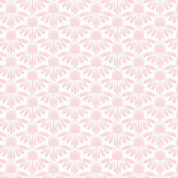 Pink coneflower pattern design