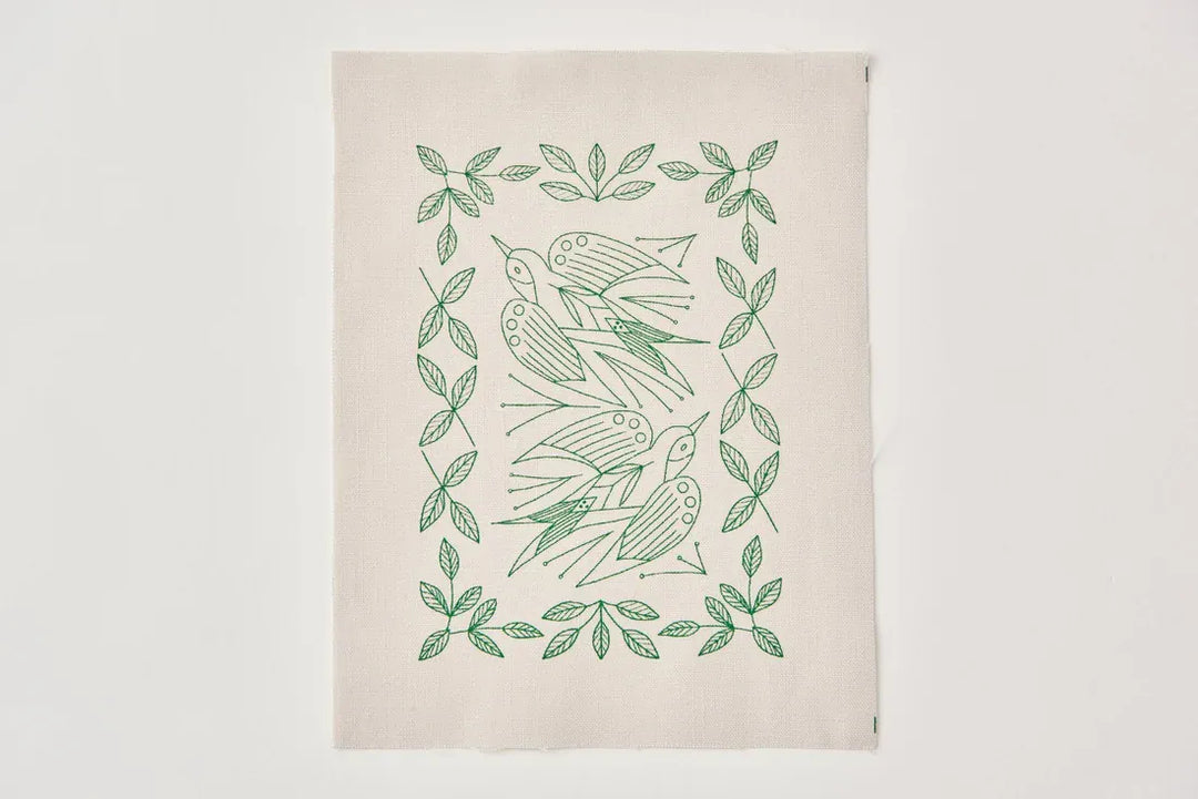 COSMO Swallow Garden Embroidery Kit by Alice Makabe