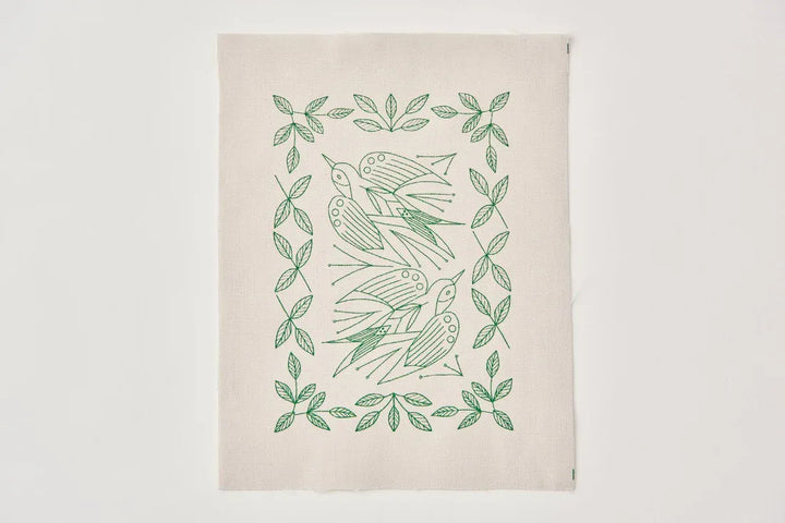 COSMO Swallow Garden Embroidery Kit by Alice Makabe