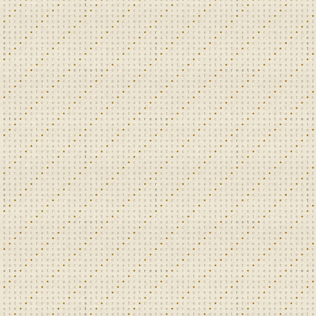 Wordplay - Create, Overcast Unbleached Metallic