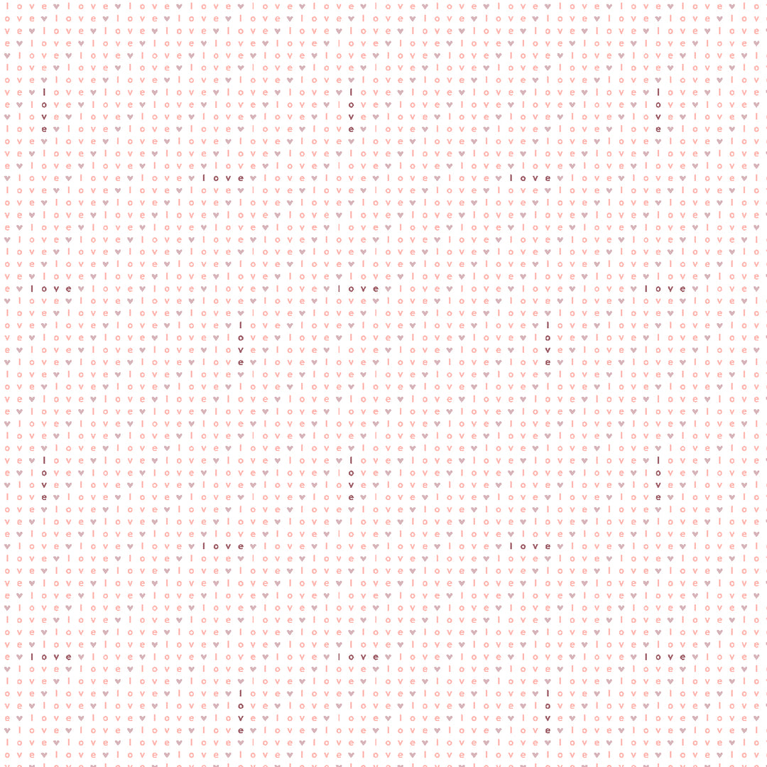 Wordplay - Love, Rose Quartz Metallic