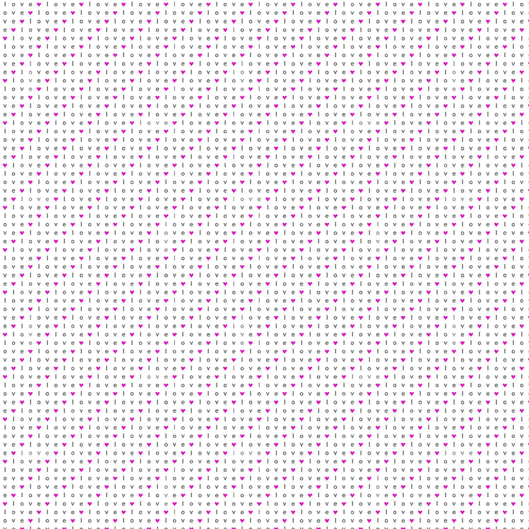 Wordplay - Love, Sprinkled in Neon Neon Pigment